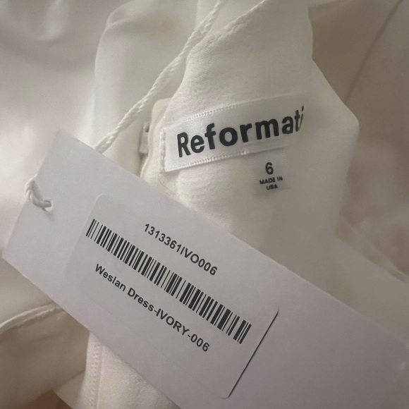 NWT Reformation Weslan Dress - Ivory - 6 - Picture 6 of 6